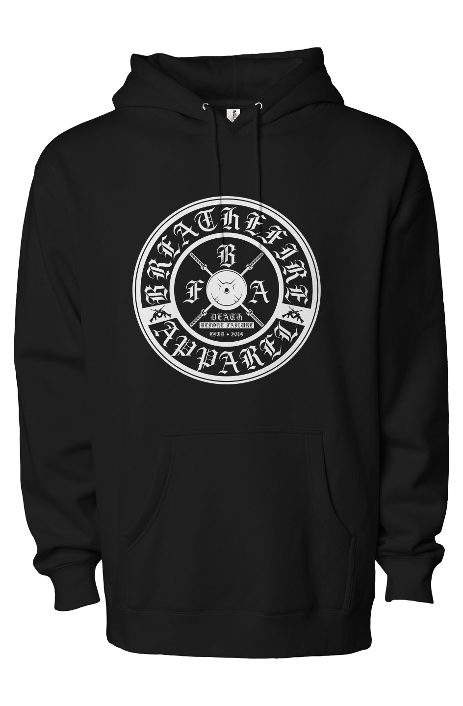 BreatheFire heavyweight pullover hoodie