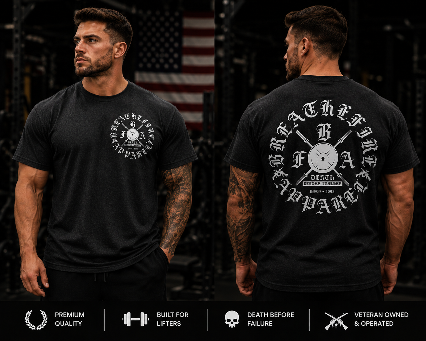 BreatheFire Heather Short Sleeve T shirt