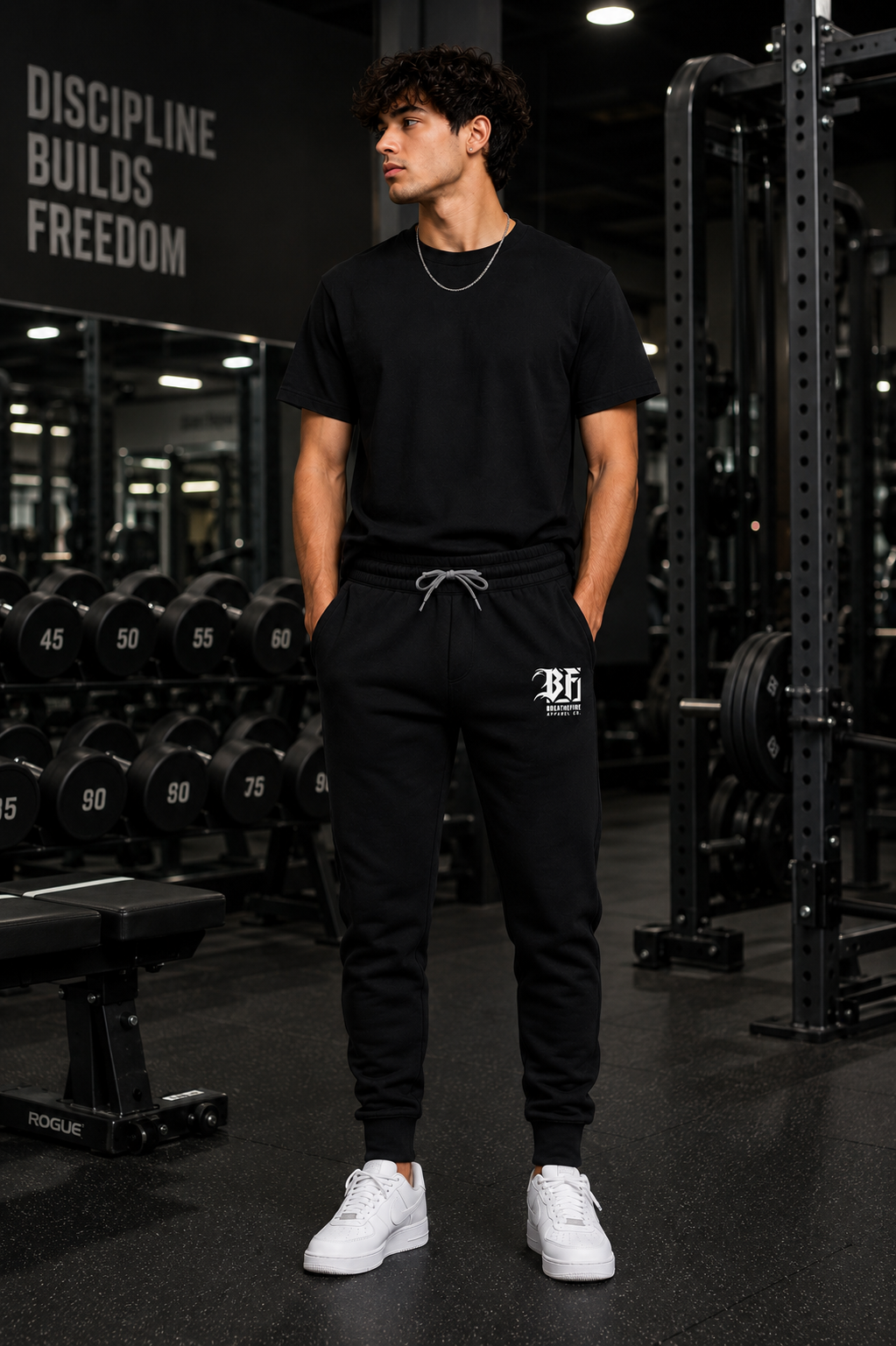 BreatheFire "BF" Joggers