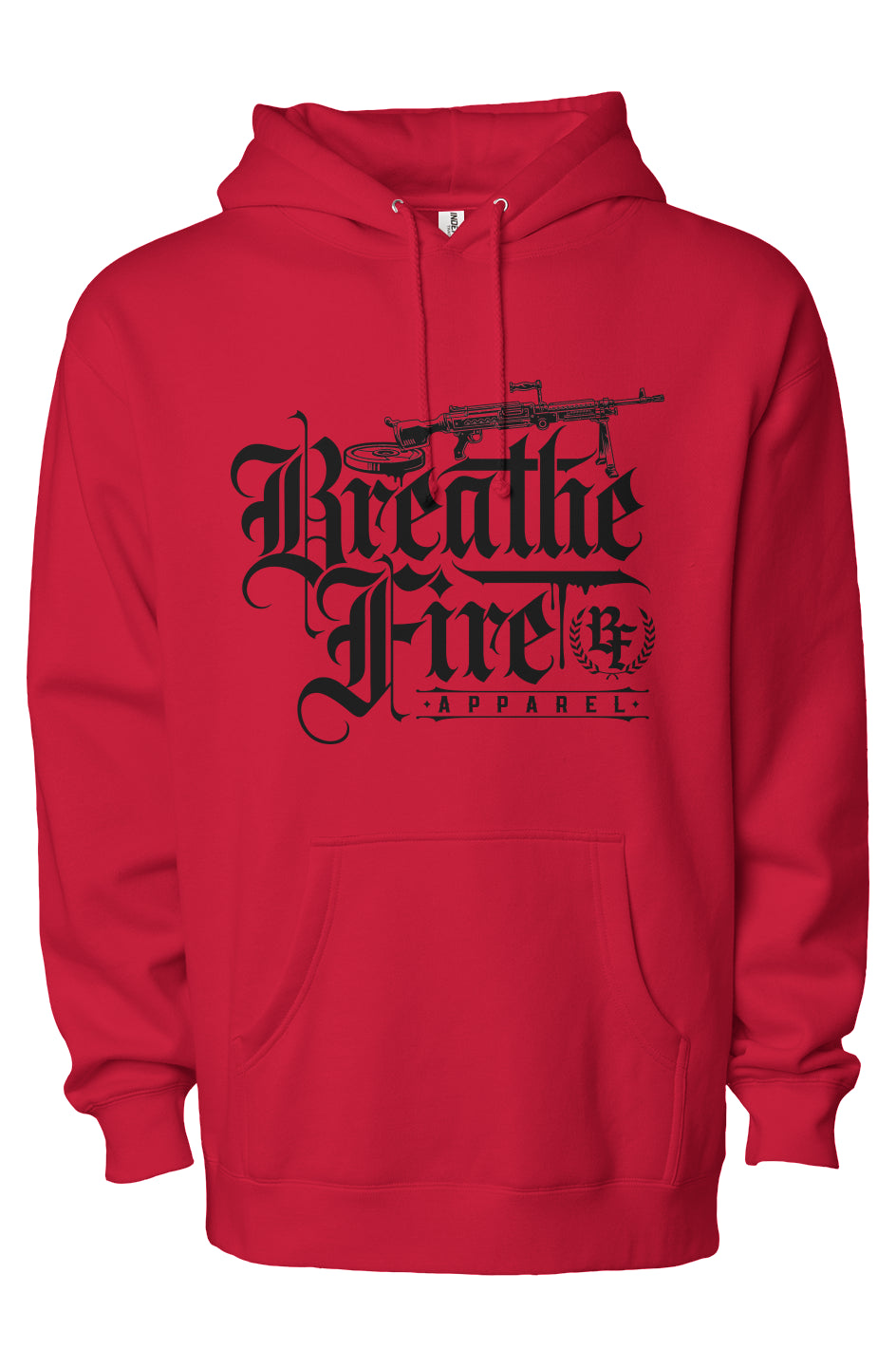 BreatheFire heavyweight pullover hoodie