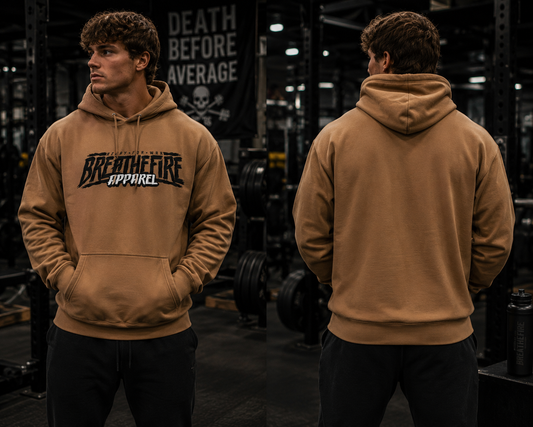 BreatheFire heavyweight pullover hoodie