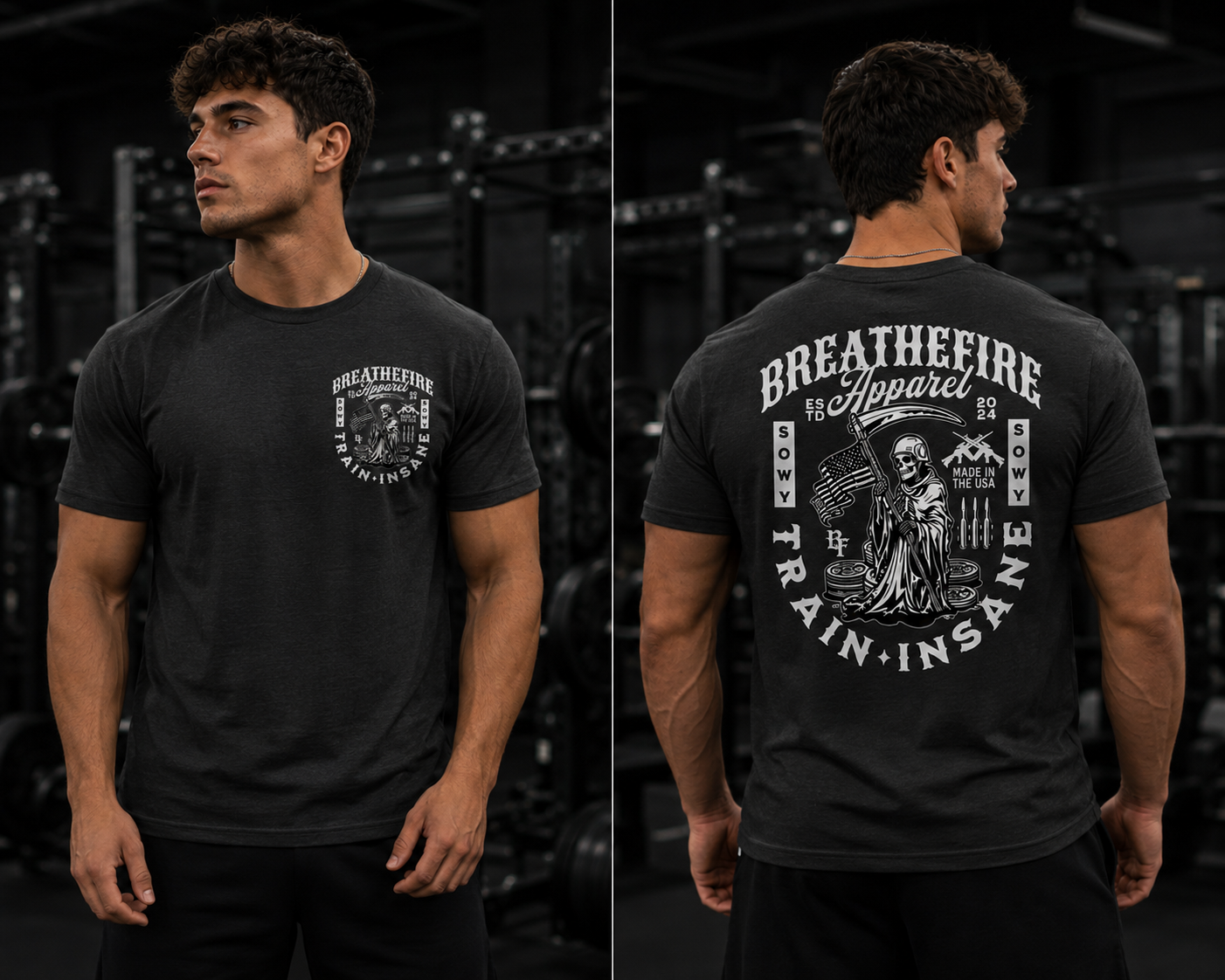 BreatheFire Heather Short Sleeve T shirt