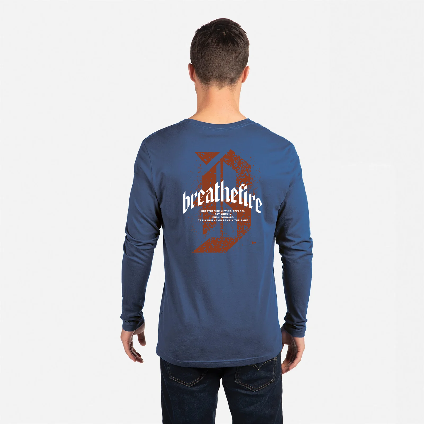 BreatheFire Cotton Long-Sleeve Crew