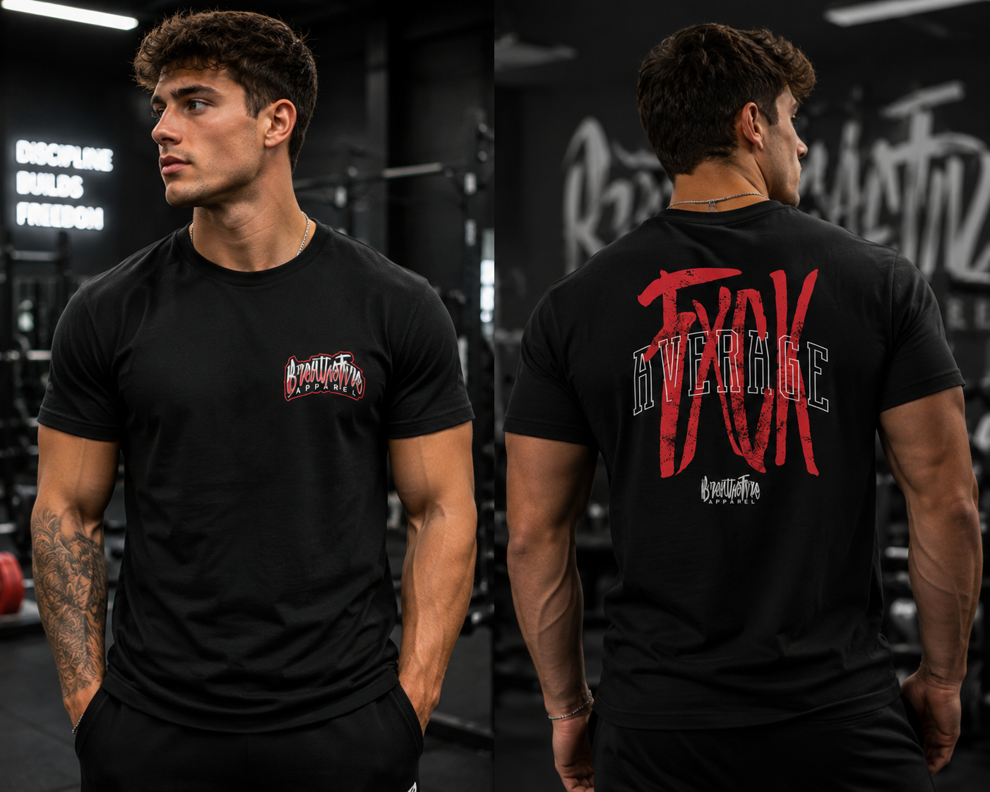 BreatheFire FxckAverage T Shirt