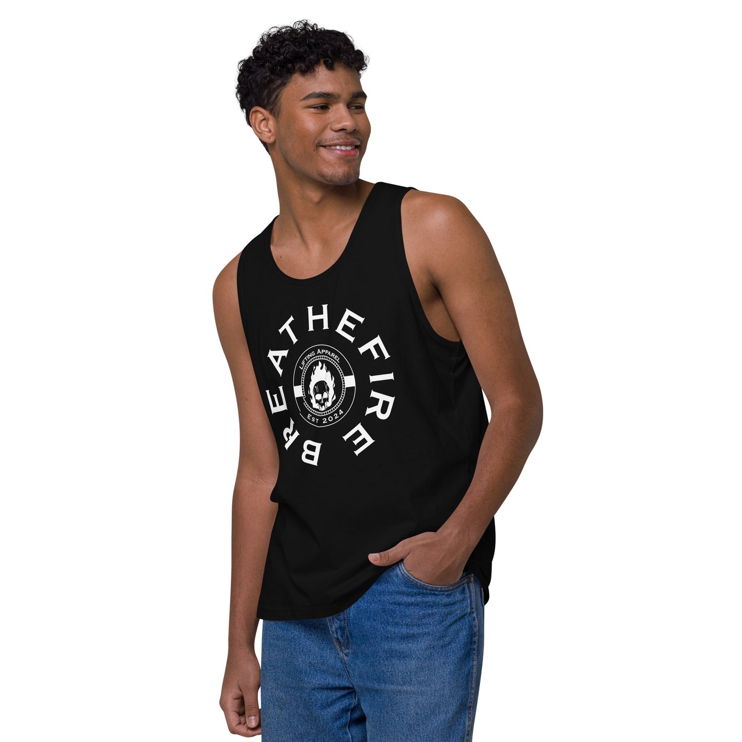 BreatheFire Men’s premium tank top